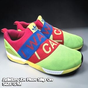 RARE Adidas Zx Flux Slip On